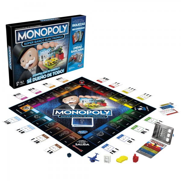 HASBRO GAMING MONOPOLY SUPER BANCO ELECTRÓNICO (ESPAÑOL) HASBRO GAMING MONOPOLY SUPER BANCO ELECTRÓNICO (ESPAÑOL)